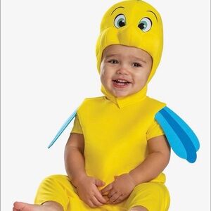 Disguise The Little Mermaid Flounder Costume Size Small 2T